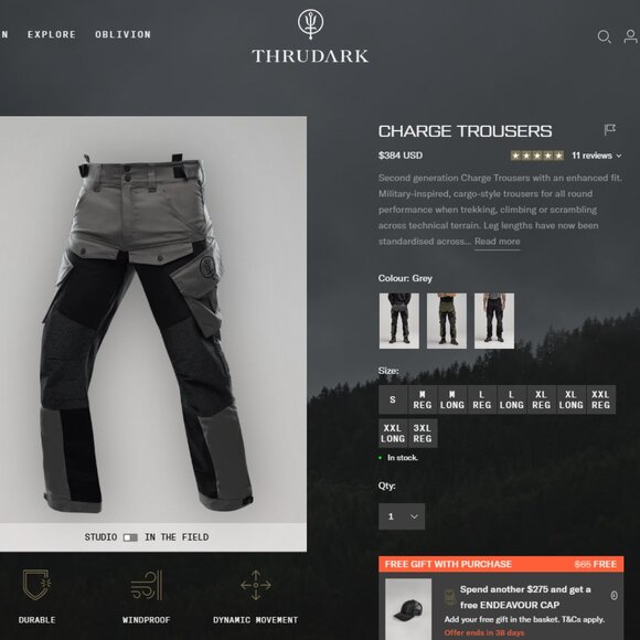 Thrudark Charge Trouser - Picture 5 of 6